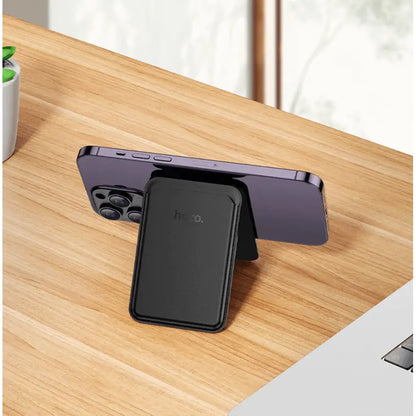 hoco Leather Magnetic Multifunctional Card Holder – DLB02