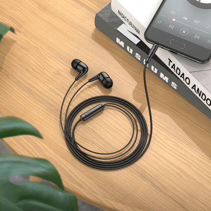 Hoco M97 Enjoy Wired Earphones with Mic 3.5mm NZ