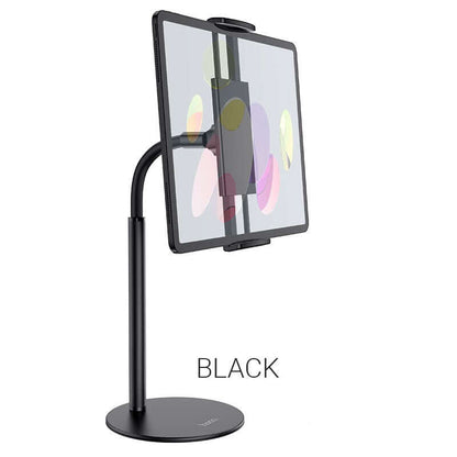 4.7-11 inches Mobile Phones iPad and Tablet PC Desktop Metal Stand Holder-Black
