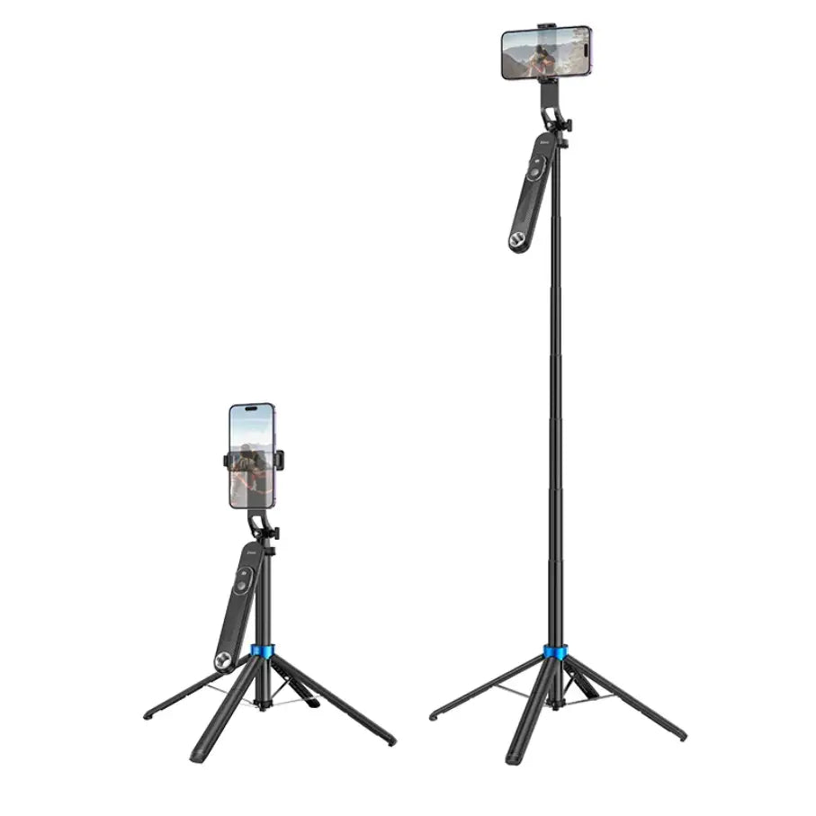 Hoco Premium Bluetooth Selfie Stick 1.75m Quadpod Stand (K22)