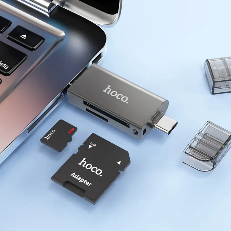 Hoco USB 3.0 Memory Card Reader USB-A USB-C Dual Plug (HB39)