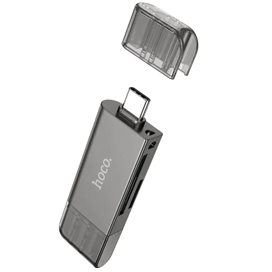 Hoco USB 3.0 Memory Card Reader USB-A USB-C Dual Plug (HB39)