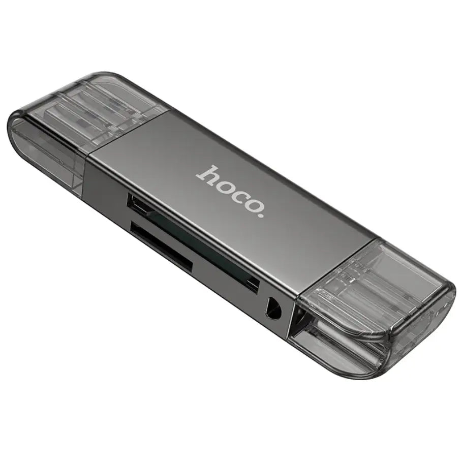 Hoco USB 3.0 Memory Card Reader USB-A USB-C Dual Plug (HB39)