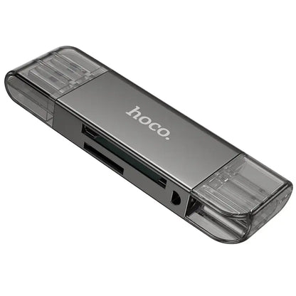 Hoco USB 3.0 Memory Card Reader USB-A USB-C Dual Plug (HB39)