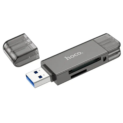 Hoco USB 3.0 Memory Card Reader USB-A USB-C Dual Plug (HB39)