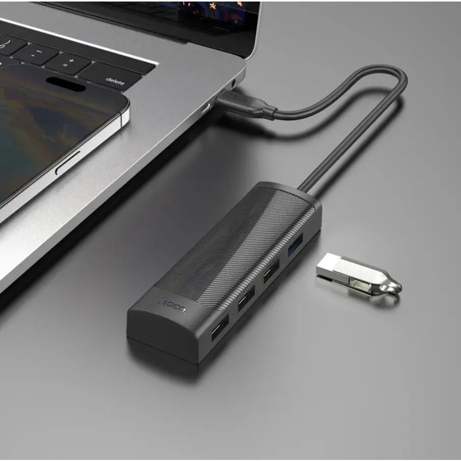 Hoco USB-C to USB-A 4 in 1 USB Expansion Hub 5Gbps (HB41)