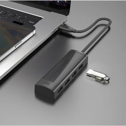 Hoco USB-C to USB-A 4 in 1 USB Expansion Hub 5Gbps (HB41)