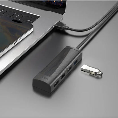 Hoco USB-C to USB-A 4 in 1 USB Expansion Hub 5Gbps (HB41)