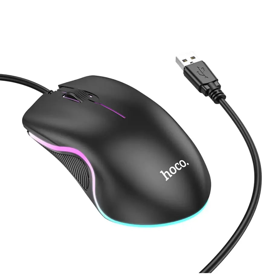 Hoco Wired Gaming Mouse RGB Ergonomic GM19