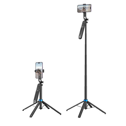 Hoco 2-in-1 Selfie Stick Tripod with Max Height 1.75m & Bluetooth Remote K22