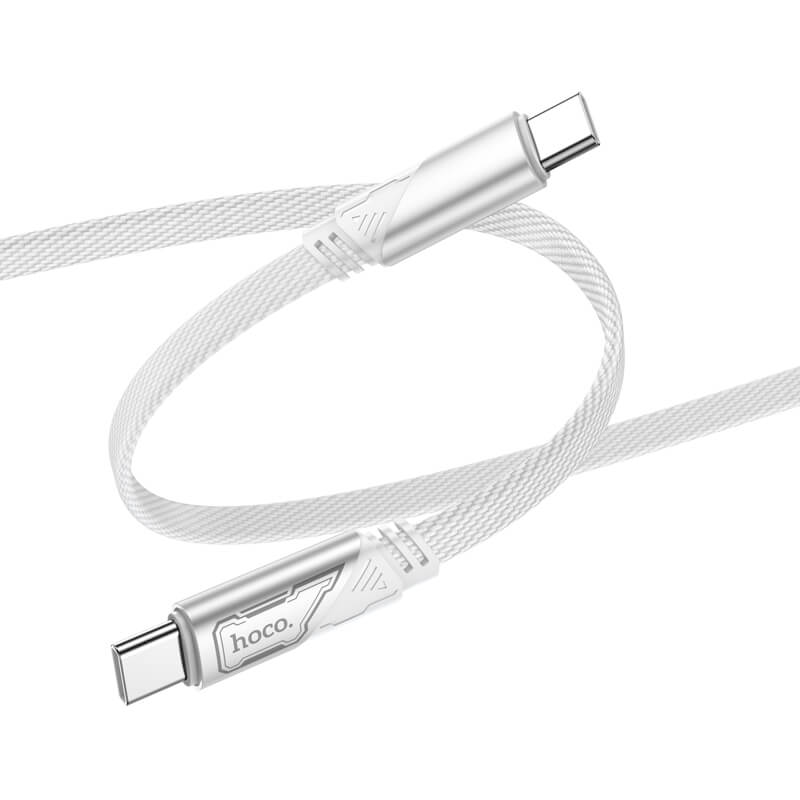 Hoco Braided Type-C to Type-C 60W Fast Charging Data Cable 1.2m U119