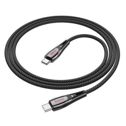 Hoco Nylon Braided Type-C to Type-C 60W Fast Charging Data Cable 1.2m U133