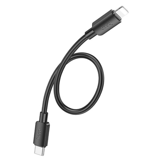 Hoco PVC PD 20W Type-C to Lighting 2.4A Fast Charging Data Cable 25cm X96