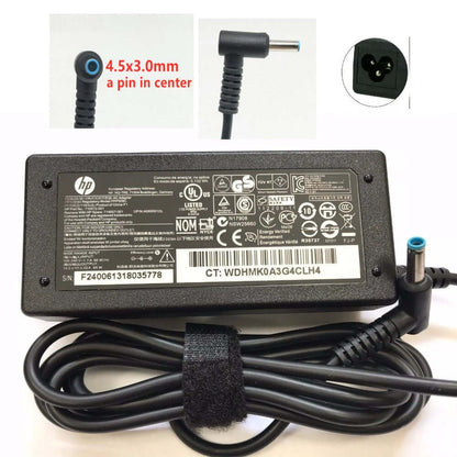 HP 65W 19.5V 3.33A 4.5x3.0mm blue Tip X360 430 440 450 470 G5 adapter