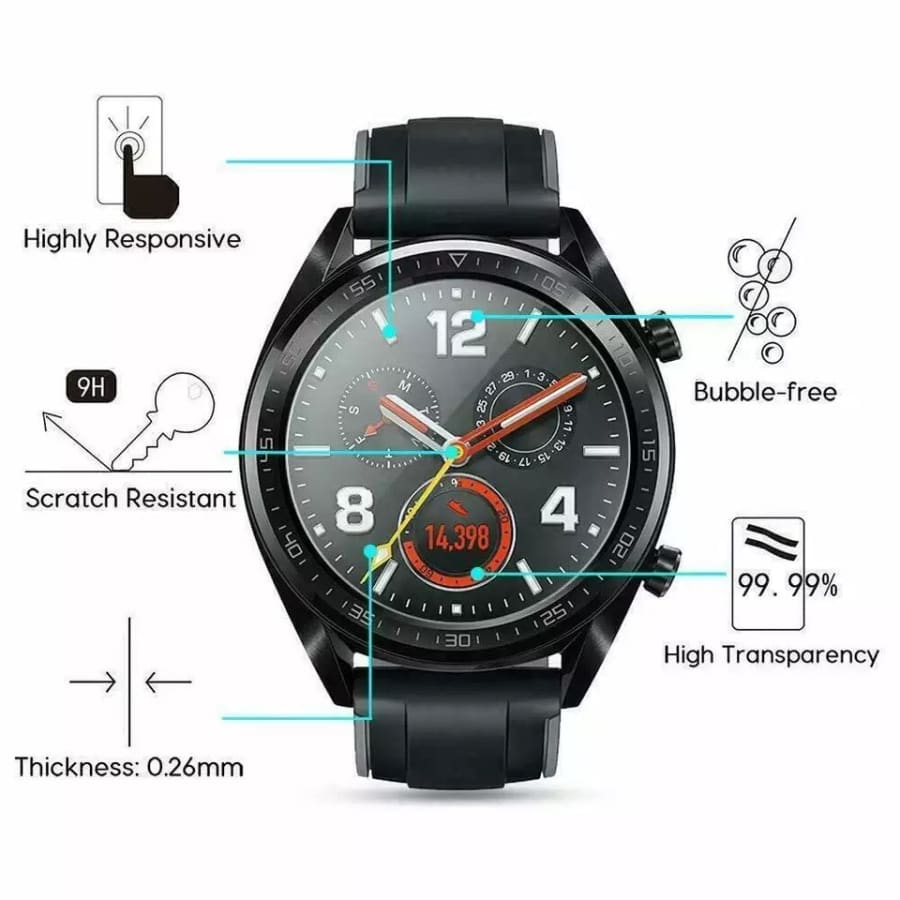 Screen Protectors for Huawei GT (46mm) (Pack of 4)