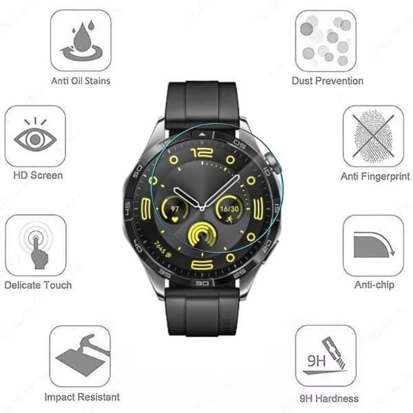 Huawei GT4 (46mm) - Hydrogel Screen Protectors (Pack of 6)