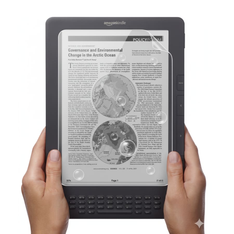 Hydrogel Screen Protector for Kindle DX Graphite