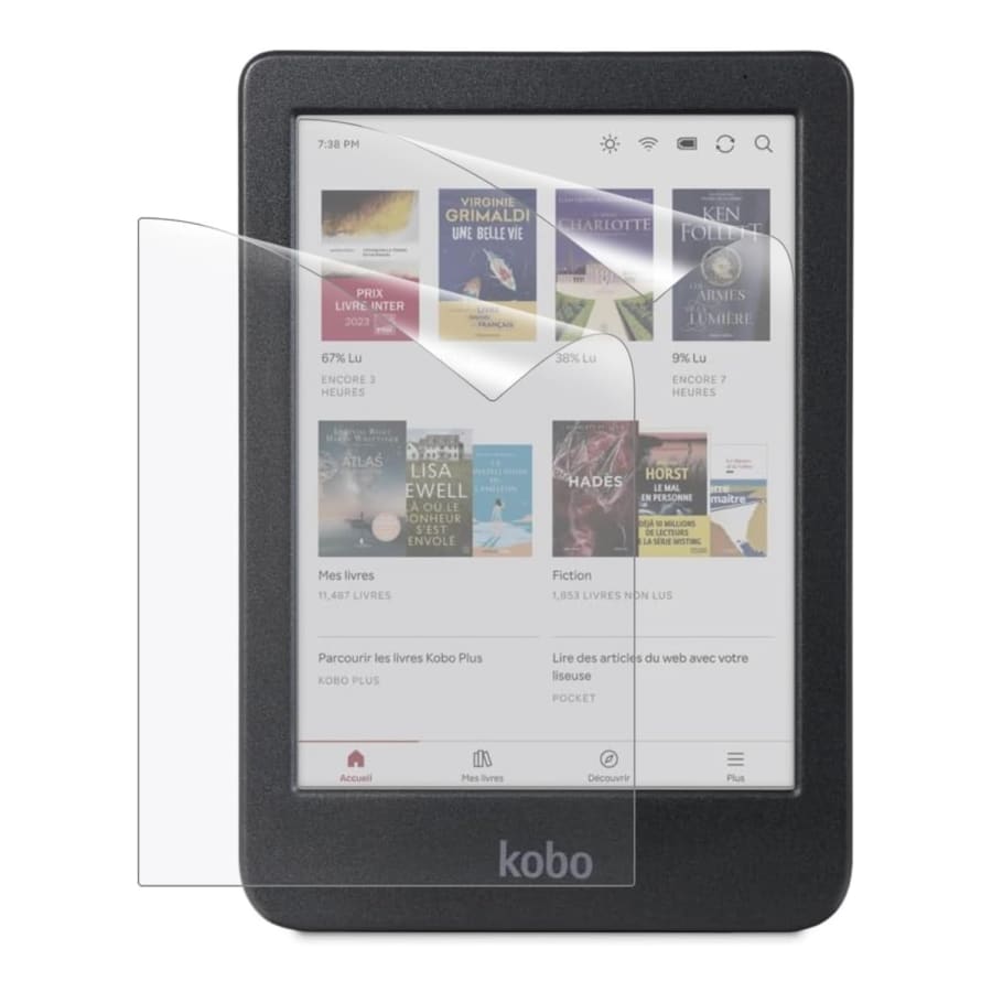 Hydrogel Screen Protector for Kobo Clara Colour (Pack of 2)