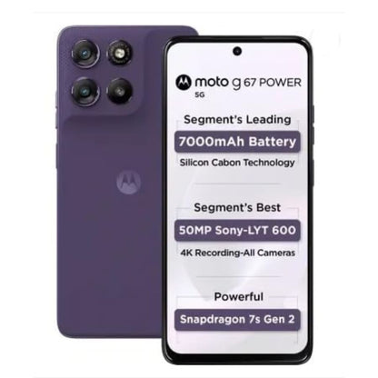 Hydrogel Screen Protector for Moto G67 Power 5G