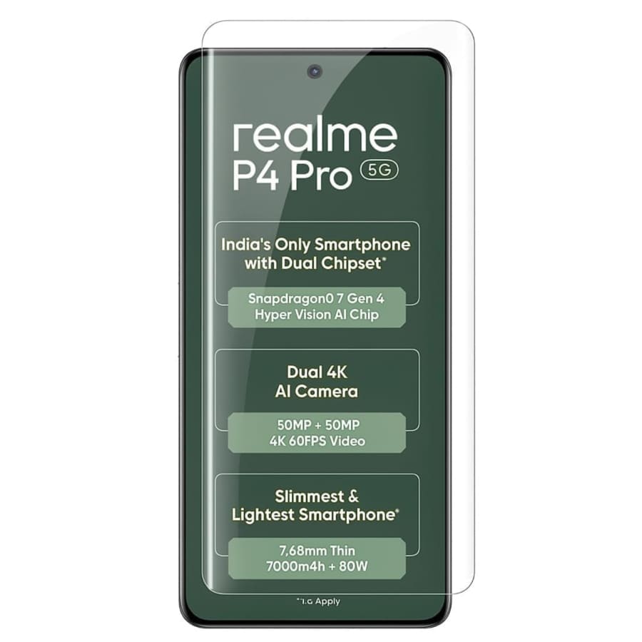 Hydrogel Screen Protector for Realme P4 Pro (Pack of 2)