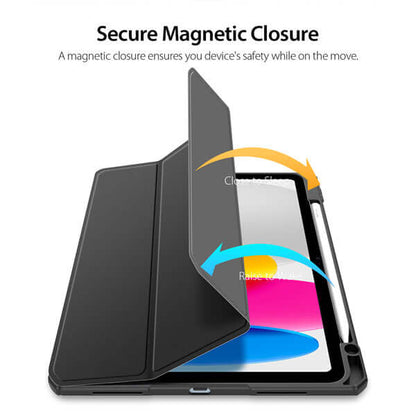 iPad 10th 10.9" 2022 / A16 2025 Flip Stand Protective Case With Pencil Holder