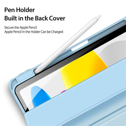 iPad 10th 10.9" 2022 / A16 2025 Flip Stand Protective Case With Pencil Holder