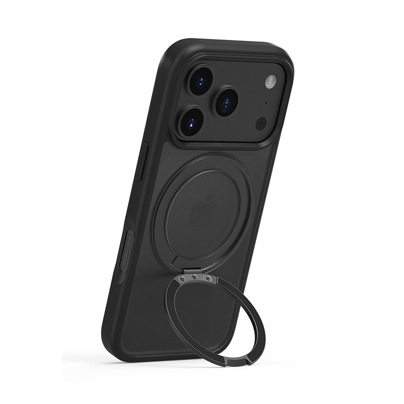 360° Rotating Ring Stand Magnetic Phone Case Compatible with iPhone 17 Pro