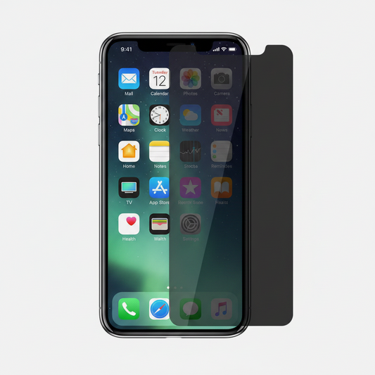 iPhone X Privacy Tempered Glass Screen Protector – 9H Anti-Spy