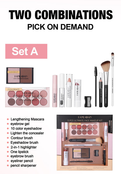 Face Makeup Beauty Set A - 11 Items