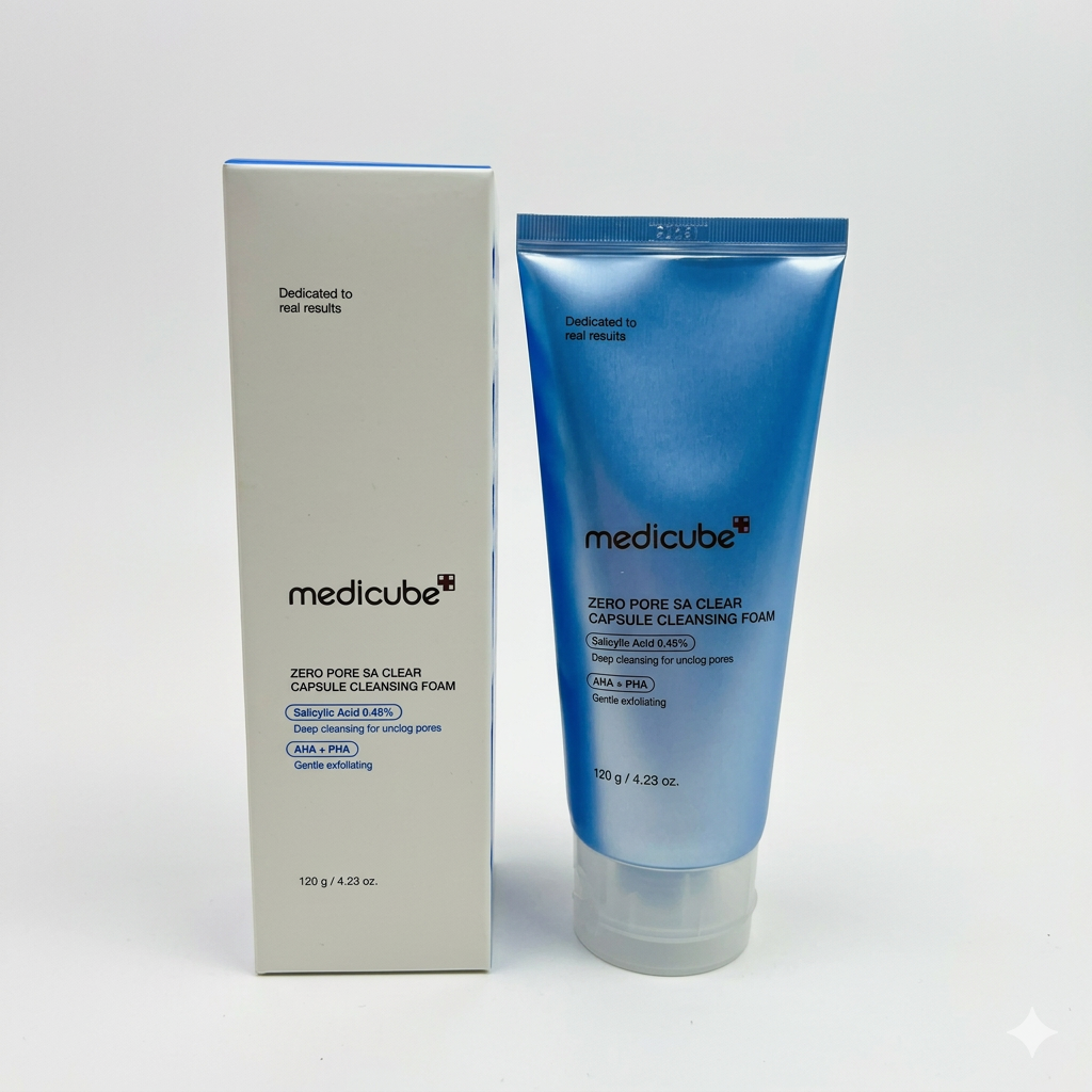 Medicube Zero Pore SA Clear Capsule Cleansing Foam
