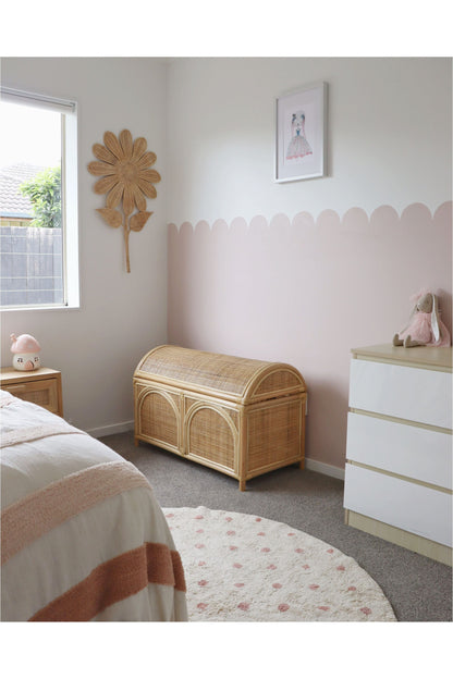 Rattan toy chest - large