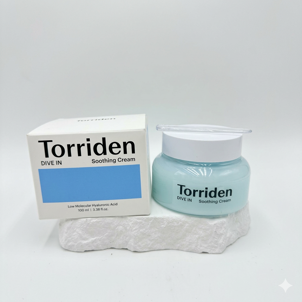 Torriden DIVE-IN Low Molecular Hyaluronic Acid Soothing Cream.