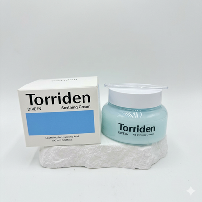 Torriden DIVE-IN Low Molecular Hyaluronic Acid Soothing Cream.