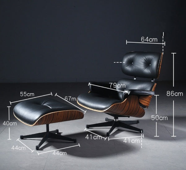 Replica Eames Chair with Ottoman Lounge Chair