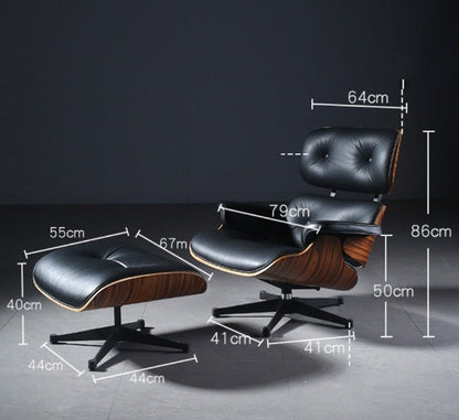 Replica Eames Chair with Ottoman Lounge Chair