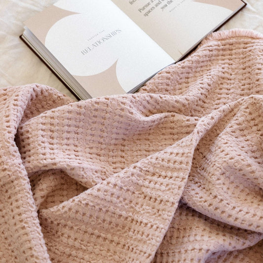 Portuguese Nasa Cotton Waffle Throw