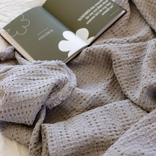 Portuguese Nasa Cotton Waffle Throw