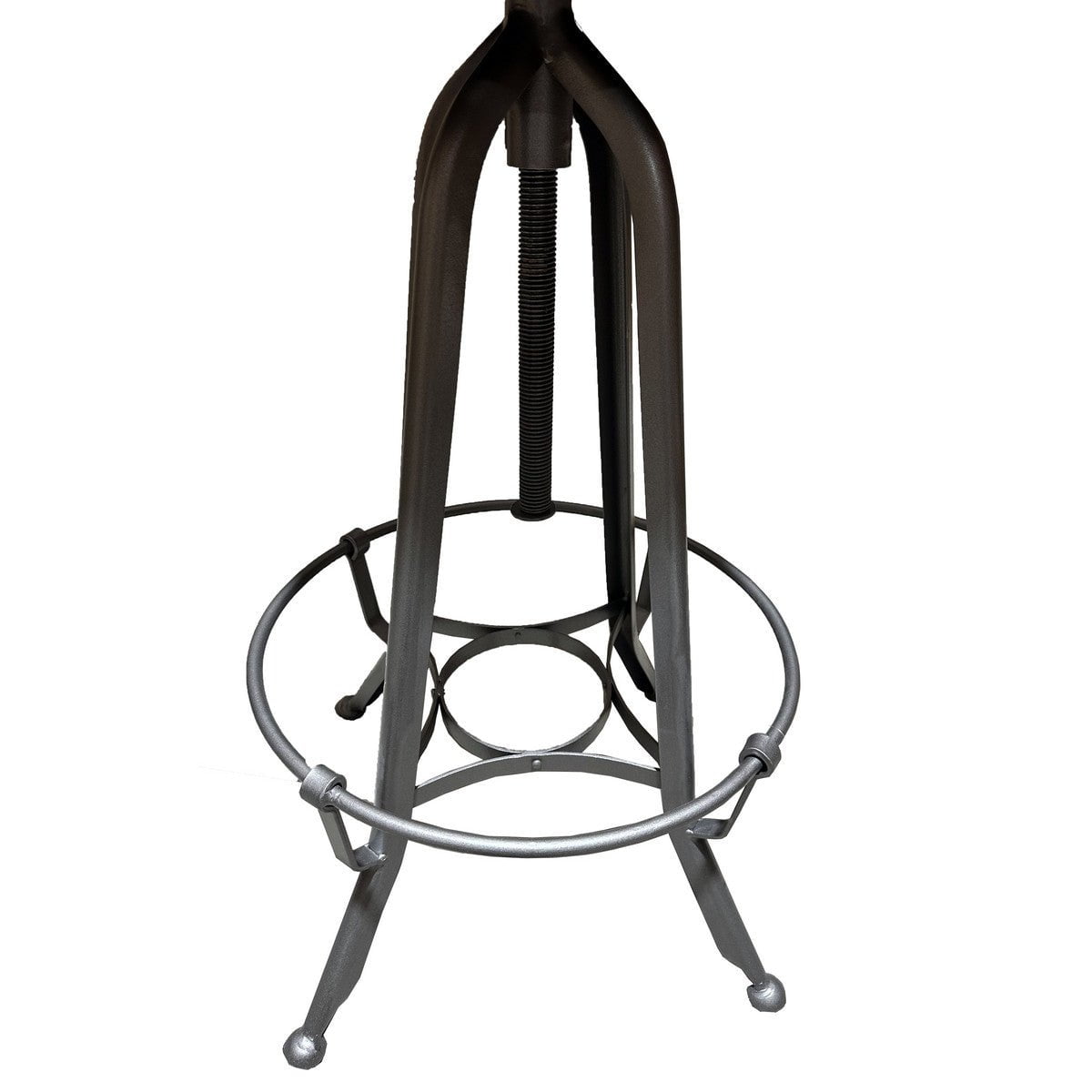 Industrial leather barstool at online8 furniture store Auckland