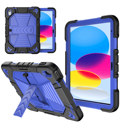 Rugged iPad 10th/11th Gen 10.9" Case – Shockproof Cover Stand & Pencil Holder