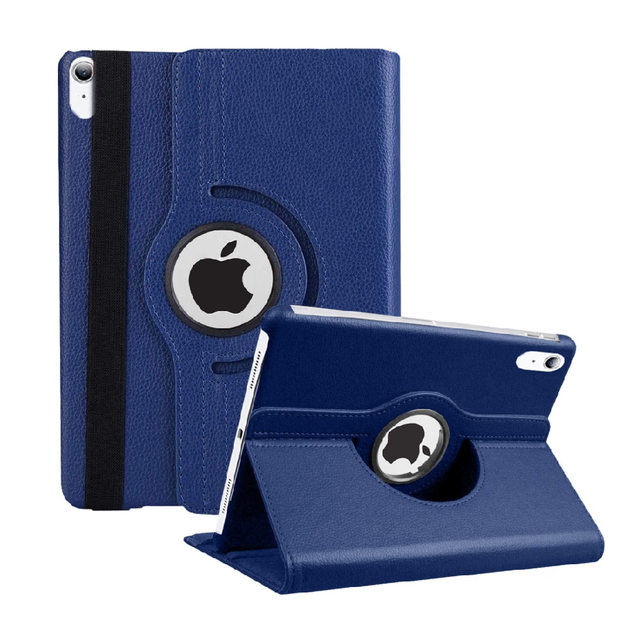 iPad Air 11-inch Rotating Case – 360° Slim Protective Cover with Stand (Blue)