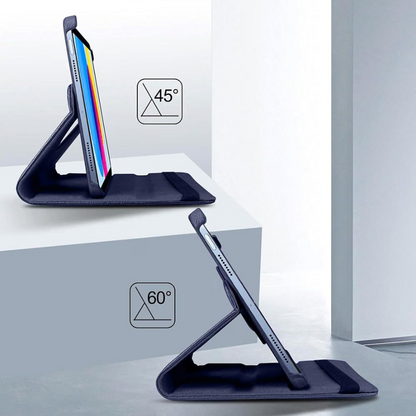 iPad Air 11-inch Rotating Case – 360° Slim Protective Cover with Stand (Blue)