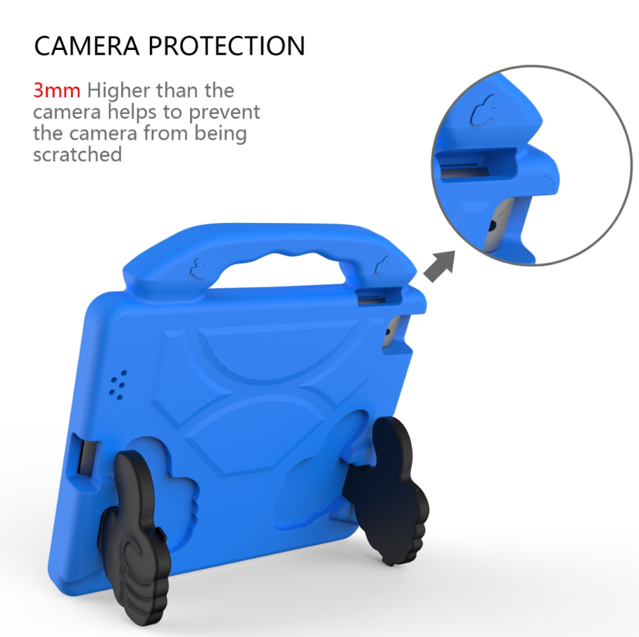 EVA Protective Case for iPad 2/3/4 9.7" – Kids Tablet Cover with Handle & Thumbs up Stands Kickstand (Blue)