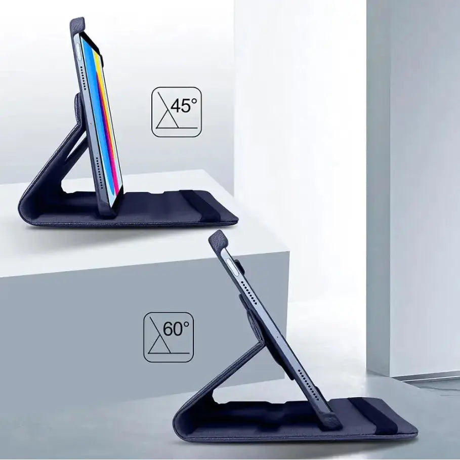 iPad Air 11-inch Rotating Case – 360° Slim Protective Cover with Stand (Blue)