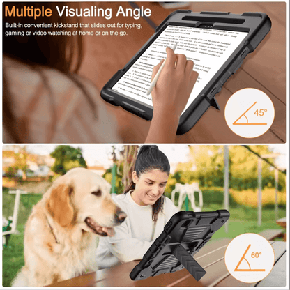 Rugged iPad Pro 11" Case – Heavy-Duty Shockproof Cover,Stand & Pencil Holder