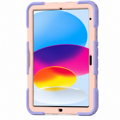 iPad Air 4th Generation 10.9 Inch Rugged Shockproof Case with Kickstand (Pink)