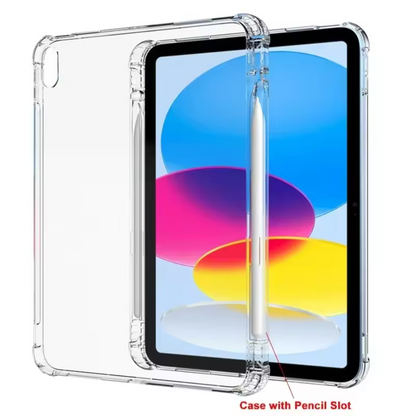 iPad Pro 12.9 (2018) Clear Case with Pencil Holder – Slim Transparent Back Cover