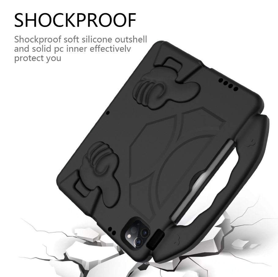EVA Protective Case for iPad Pro 11" 2024 – Tablet Cover with Handle & Thumbs up Stands Kickstand