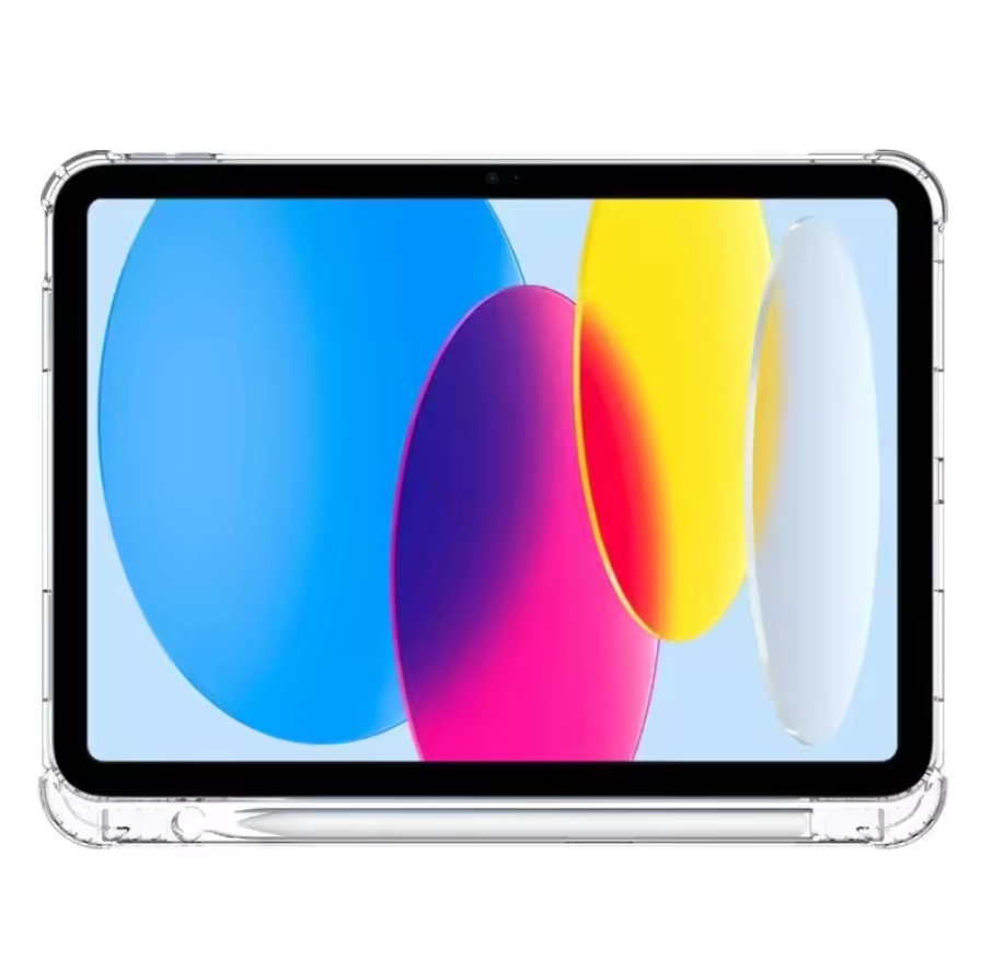 iPad Pro 12.9 (2018) Clear Case with Pencil Holder – Slim Transparent Back Cover