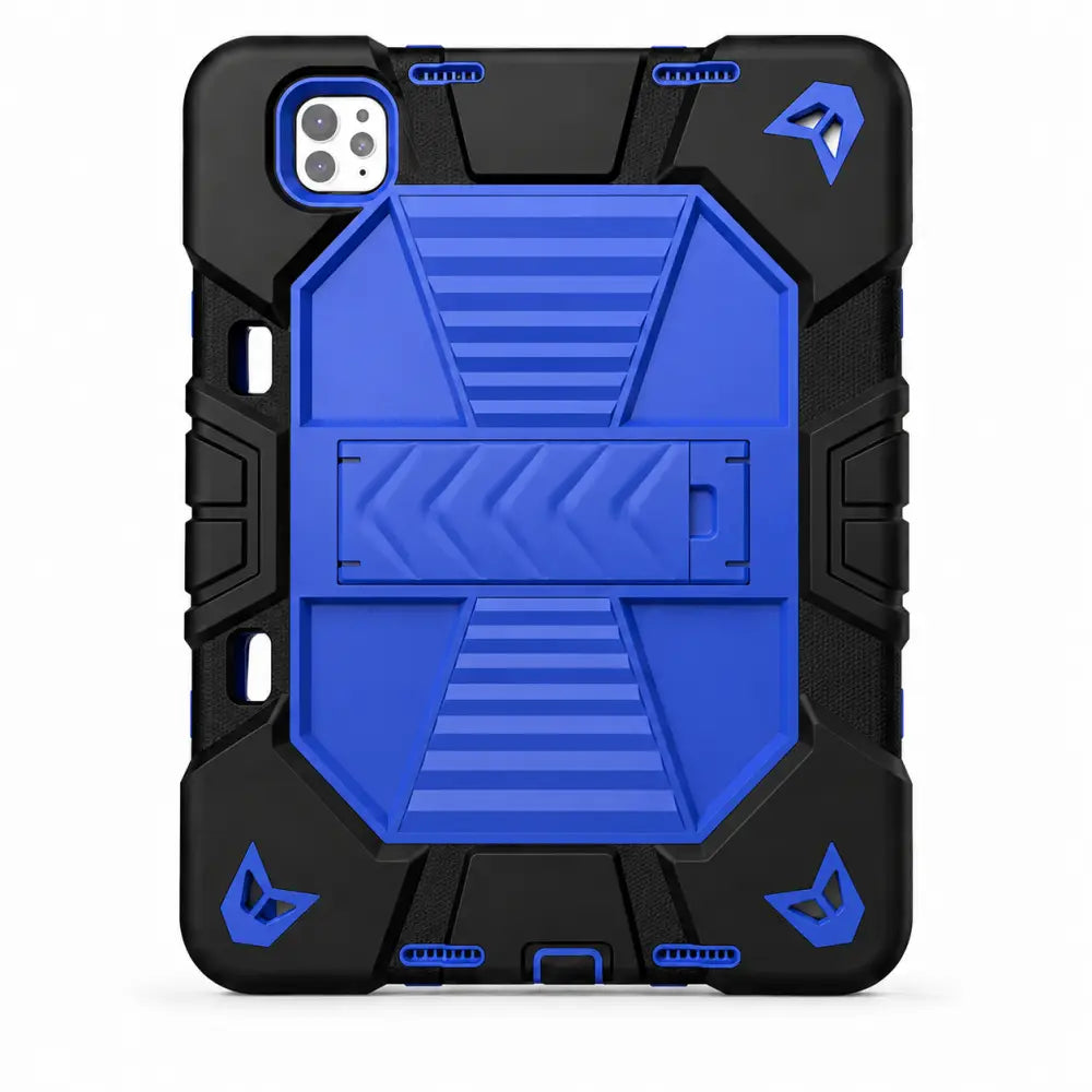 iPad Pro 11-Inch (M4) 2024 7th Gen Rugged Shockproof Case with Kickstand (Blue)