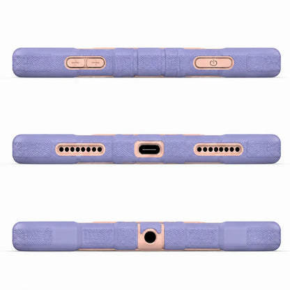iPad Pro 11-Inch (M4) 2024 7th Gen Rugged Shockproof Case with Kickstand (Pink)